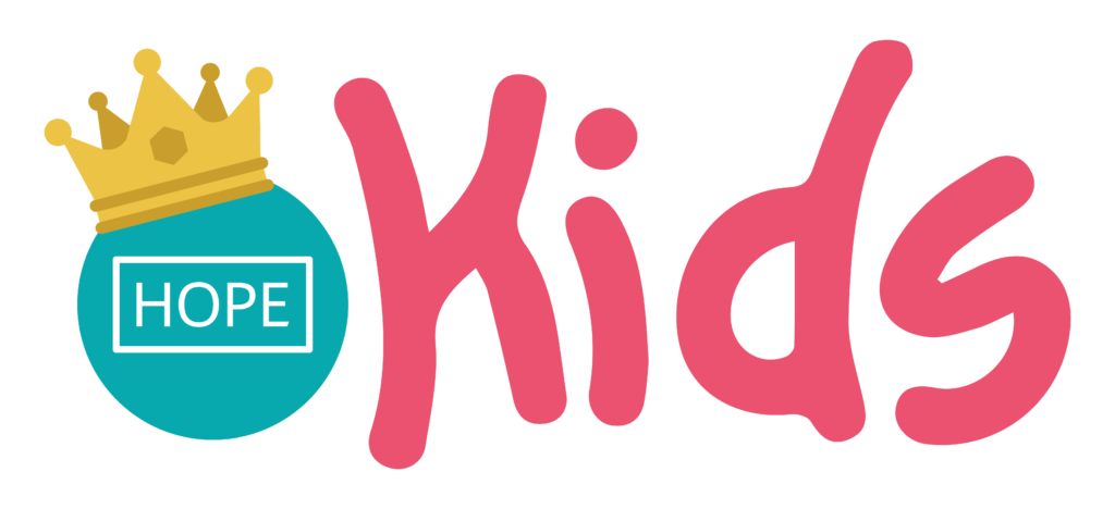 Hope Kids logo with a golden crown